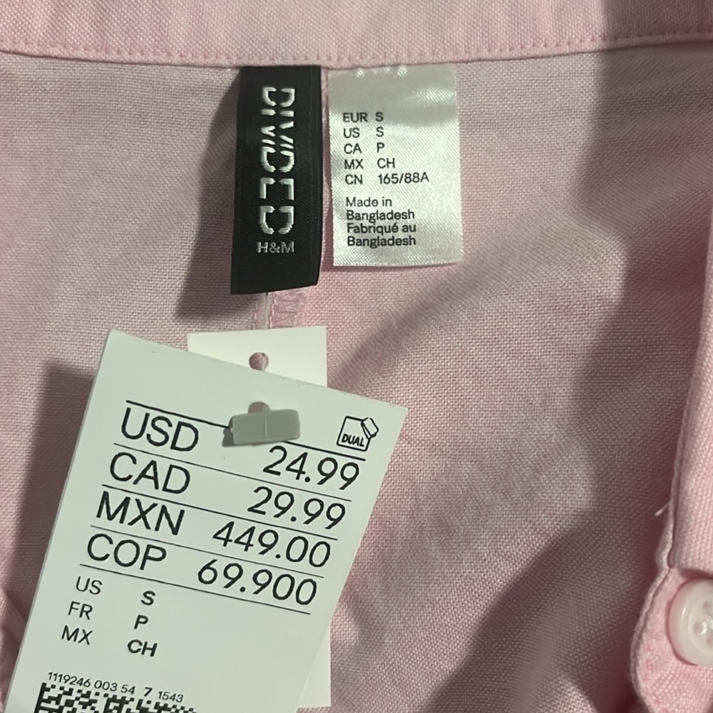 Pink button down - Picture 2 of 3